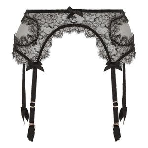 Agent Provocateur Greta Black Suspender NWT